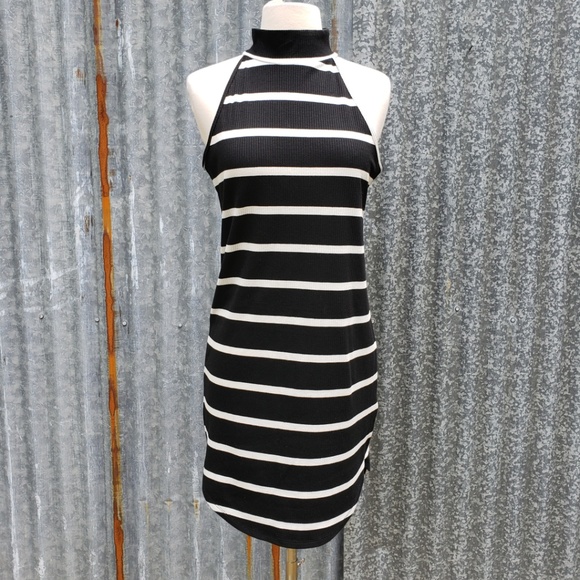 Derek Heart Dresses & Skirts - Sleeveless Halter Knit Mock Neck Bodycon Dress NEW